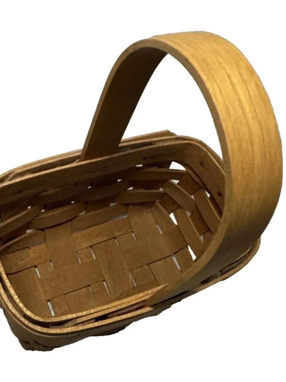 Rare Longaberger 1989 Sugar & Spice Basket Booking Basket